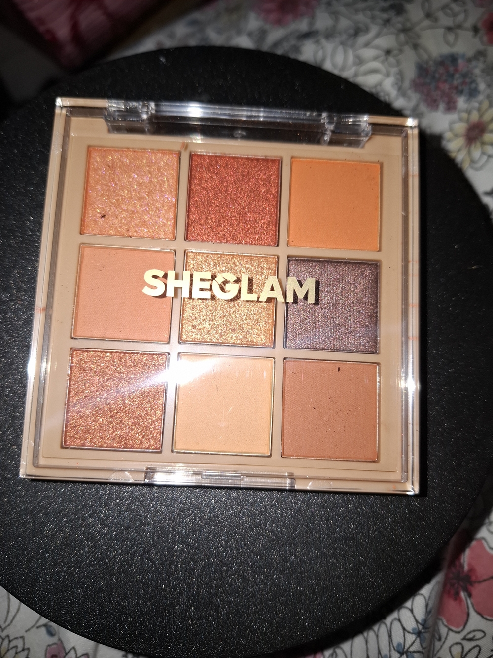 glam Sunset Peach & Copper 9-Color Eyeshadow Palette
